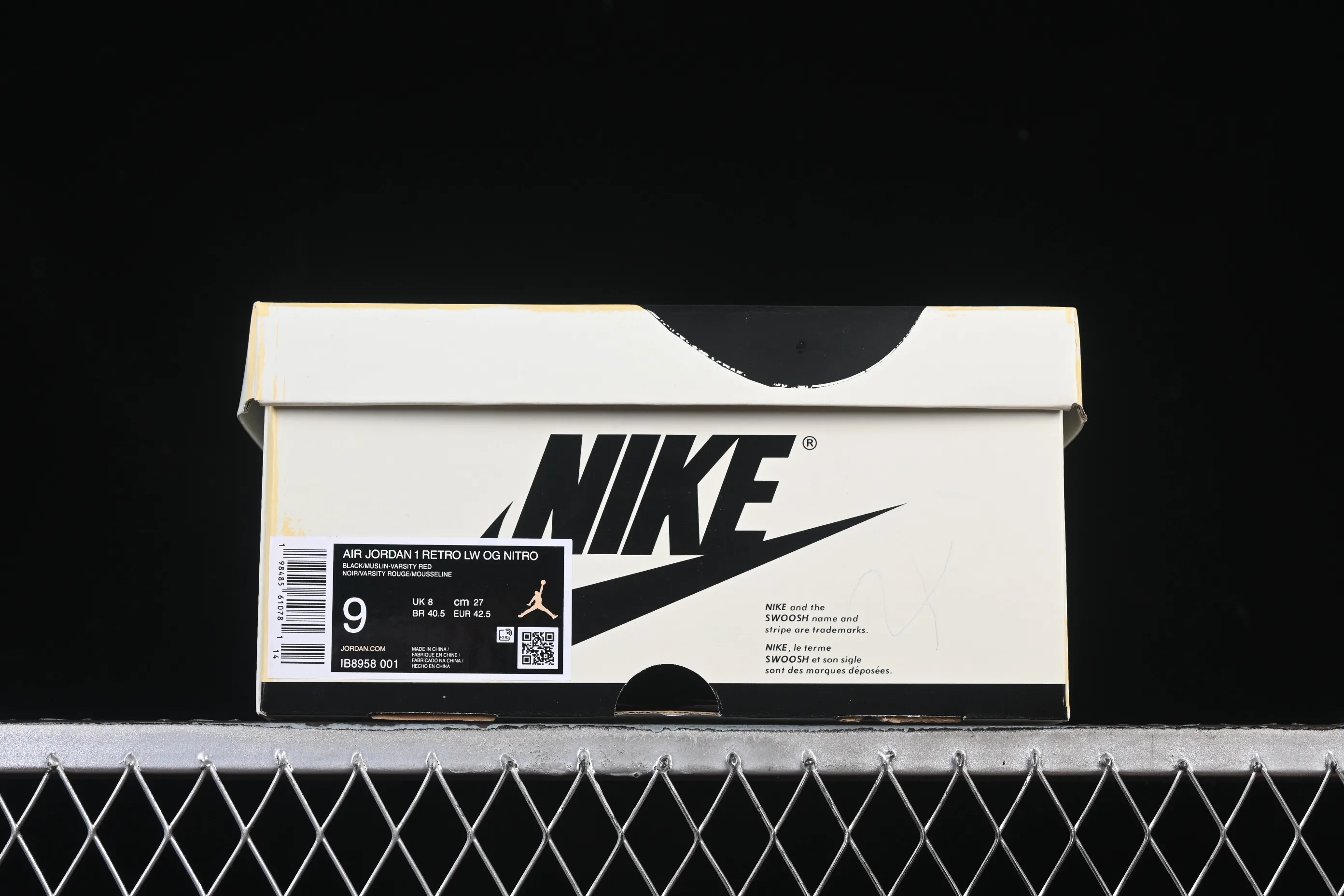 All categories Air Jordan Jordan series basketball shoes Air Jordan 1 Low Nigel Sylvester x Air Jordan 1 Low AJ1 Joe 1 joint low-top cultural casual sneakers IB8958-001